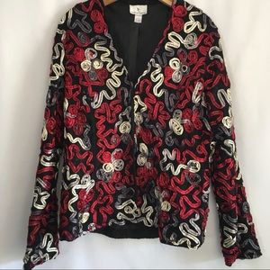 Travel Collection NWT Lace & Ribbon Jacket